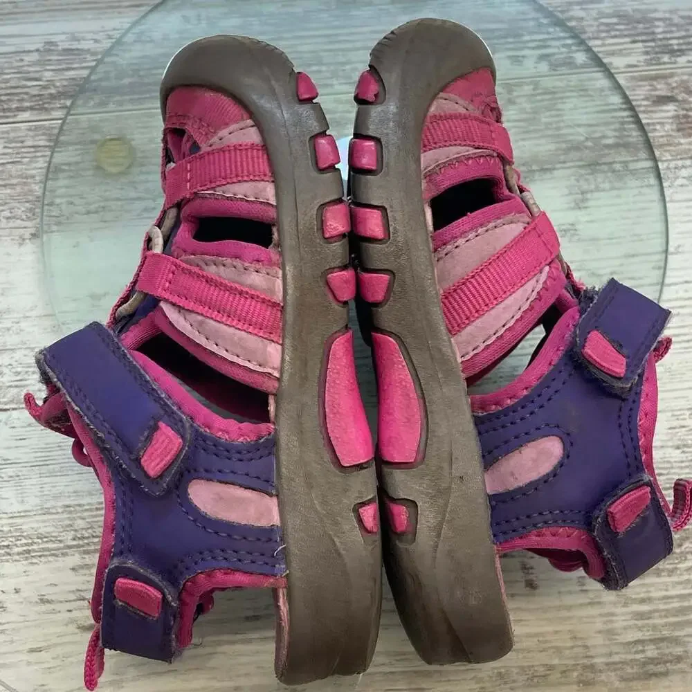 Lily & Dan 7/8 Toddler Trek Closed Toe Water Sandals Shoes